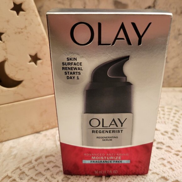 NEW OLAY REGENERIST REGENERATING SERUM MOISTURIZER FRAGRANCE FREE NIACINIMIDE - Picture 1 of 8
